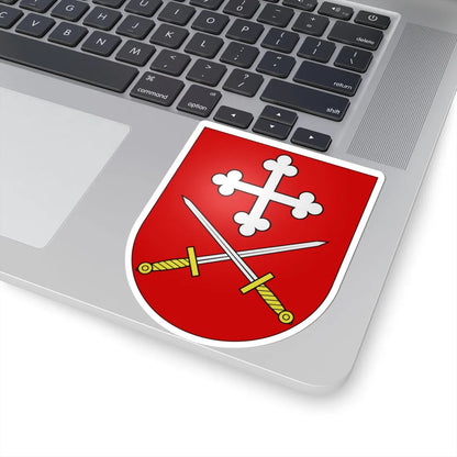 St. Ursen-coat of arms (Switzerland) (Coat of Arms) STICKER Vinyl Kiss-Cut Decal - The Sticker Space