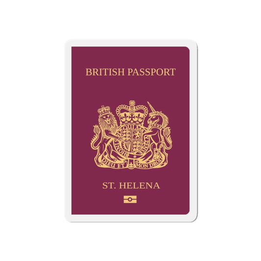 St. Helena Passport - Die-Cut Magnet-6 × 6"-The Sticker Space