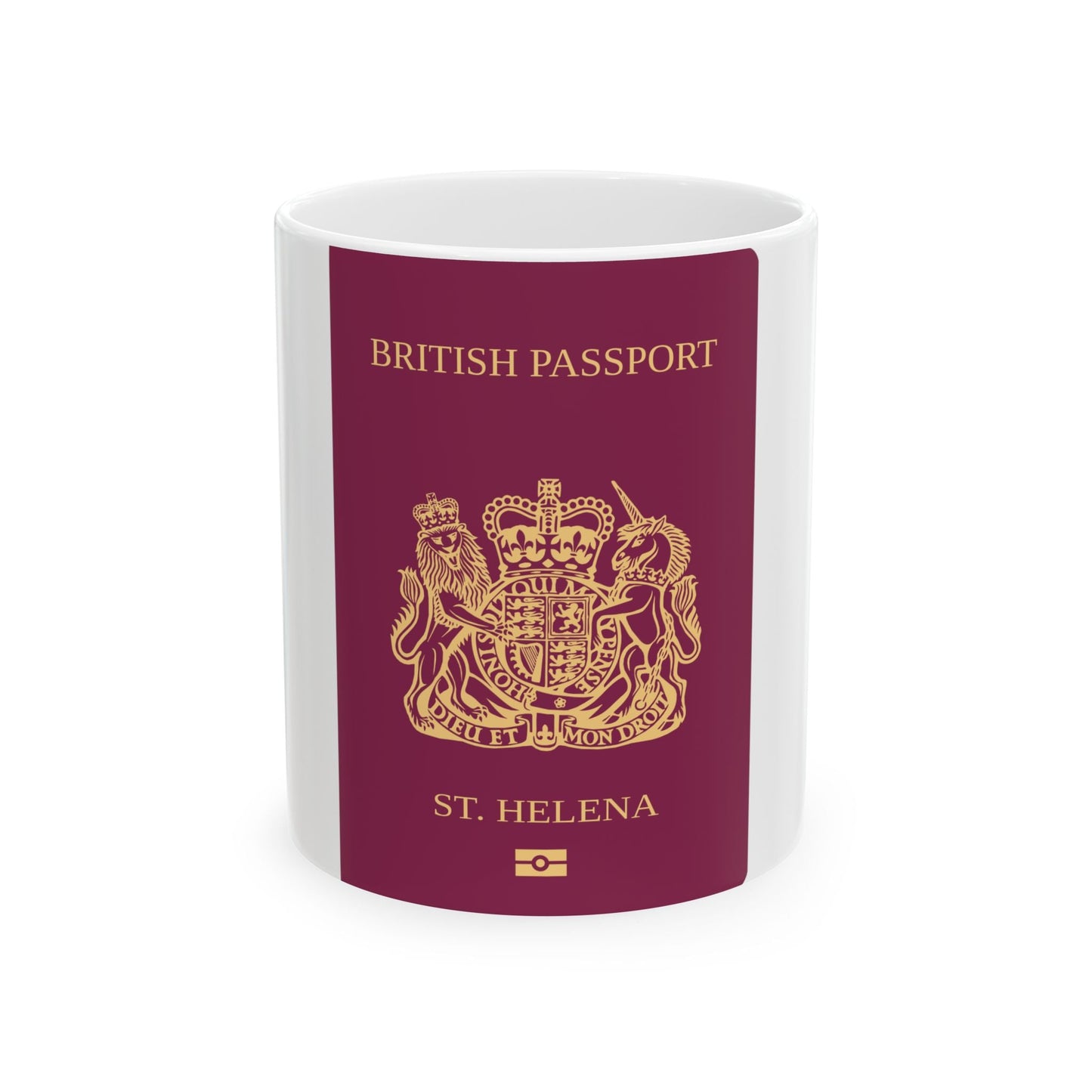 St. Helena Passport - White Coffee Mug