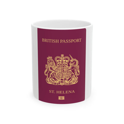 St. Helena Passport - White Coffee Mug