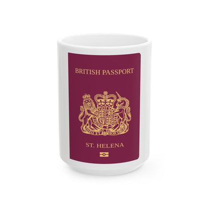 St. Helena Passport - White Coffee Mug