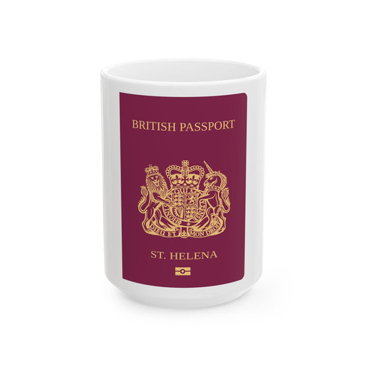 St. Helena Passport - White Coffee Mug