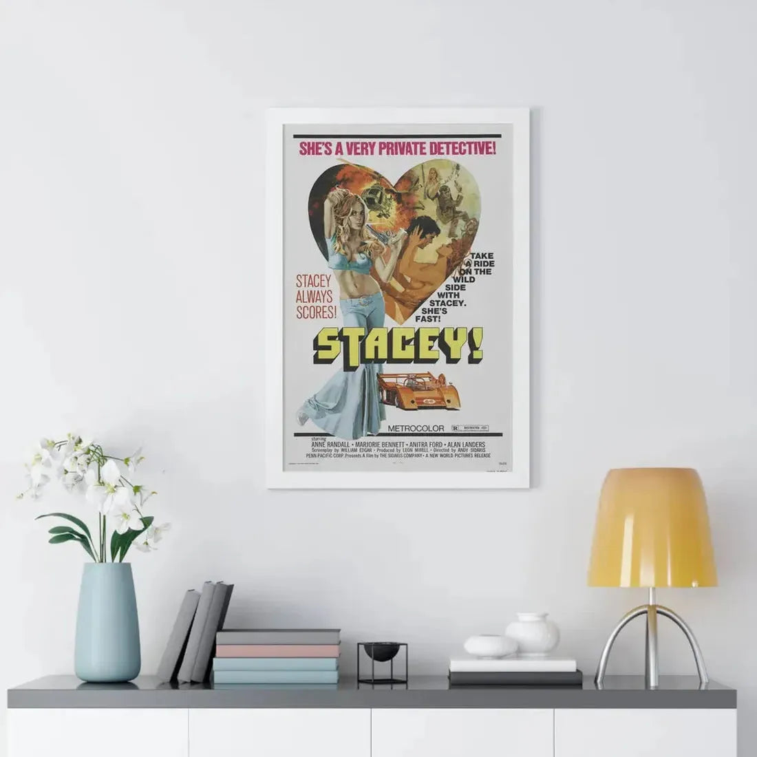 STACEY! 1973 - Framed Movie Poster - The Sticker Space
