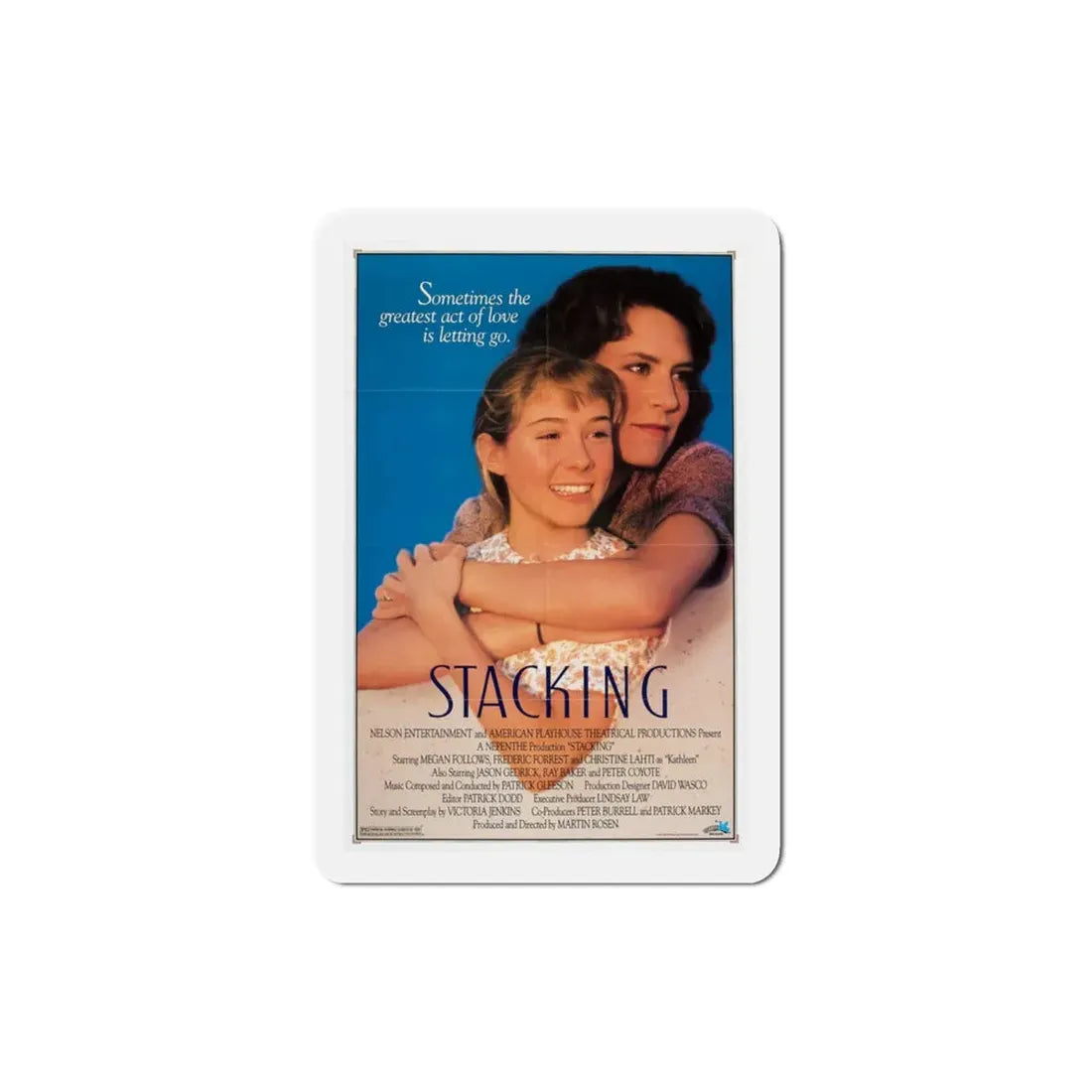 Stacking 1987 Movie Poster Refrigerator Magnet 3 Inch - The Sticker Space