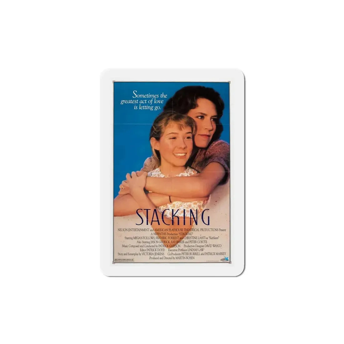 Stacking 1987 Movie Poster Refrigerator Magnet 4 Inch - The Sticker Space