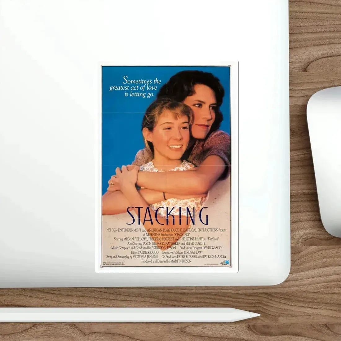 Stacking 1987 Movie Poster STICKER Vinyl Die-Cut Decal - The Sticker Space