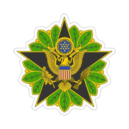 Staff Identification Badge (U.S. Army) STICKER Vinyl Die-Cut Decal 3 Inch - The Sticker Space