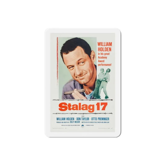 Stalag 17 1953 Movie Poster Refrigerator Magnet 2 Inch - The Sticker Space