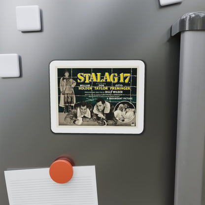 Stalag 17 1953 v2 Movie Poster Die-Cut Magnet-The Sticker Space