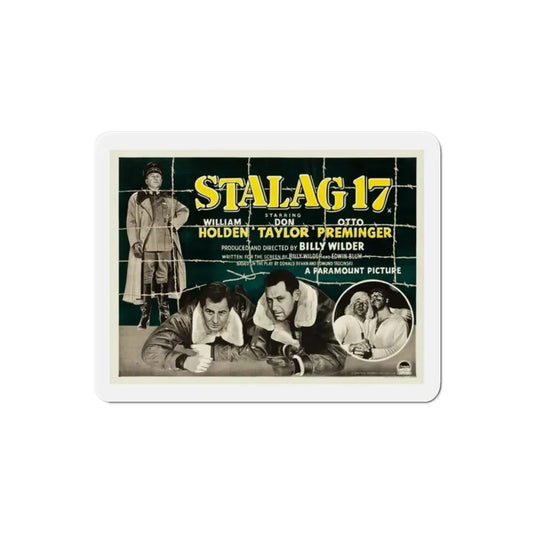 Stalag 17 1953 v2 Movie Poster Refrigerator Magnet 2 Inch - The Sticker Space
