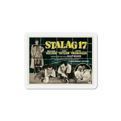 Stalag 17 1953 v2 Movie Poster Refrigerator Magnet 4 Inch - The Sticker Space