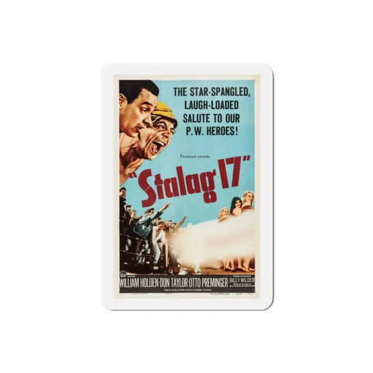 Stalag 17 1953 v3 Movie Poster Refrigerator Magnet 2 Inch - The Sticker Space
