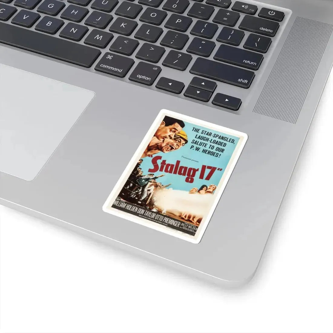 Stalag 17 1953 v3 Movie Poster - STICKER Vinyl Kiss-Cut Decal - The Sticker Space