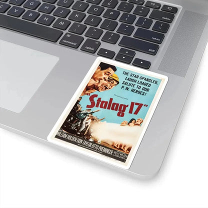Stalag 17 1953 v3 Movie Poster - STICKER Vinyl Kiss-Cut Decal - The Sticker Space