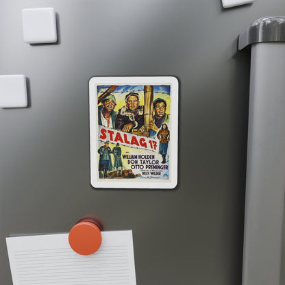 Stalag 17 1953 v4 Movie Poster Die-Cut Magnet-The Sticker Space