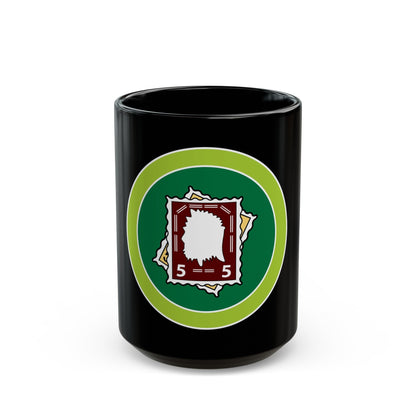 Stamp Collecting (Boy Scout Merit Badge) Black Coffee Mug-15oz-The Sticker Space