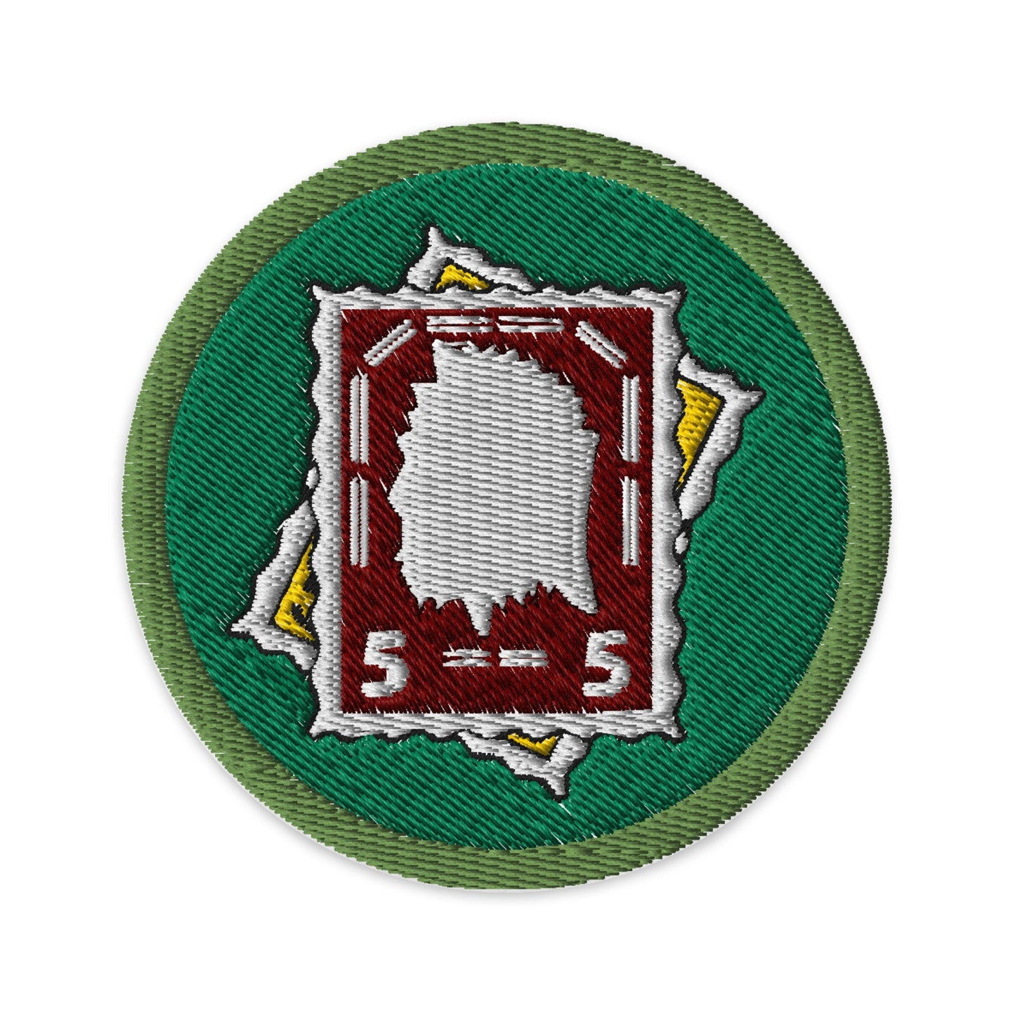 Stamp Collecting (Boy Scouts Merit Badge) Embroidered Patch-The Sticker Space