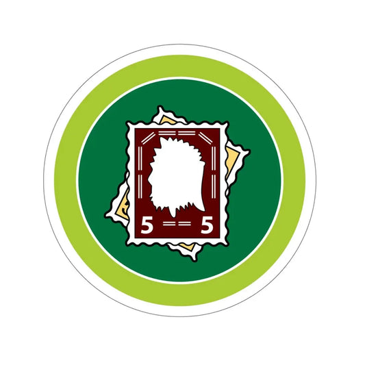 Stamp Collecting (Boy Scouts Merit Badge) STICKER Vinyl Die-Cut Decal 6 Inch - The Sticker Space