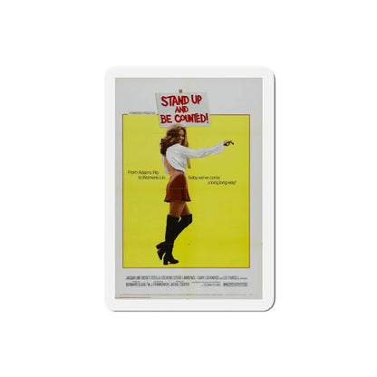 Stand Up and Be Counted 1972 Movie Poster Refrigerator Magnet 2 Inch - The Sticker Space