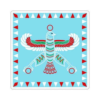 Standard of Cyrus the Great Blue (Iran) STICKER Vinyl Kiss-Cut Decal 2 Inch White - The Sticker Space