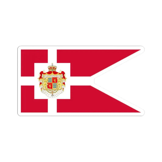 Standard of Prince Henrik Prince Consort of Denmark 2002-2018 (Denmark) STICKER Vinyl Kiss-Cut Decal 2 Inch White - The Sticker Space