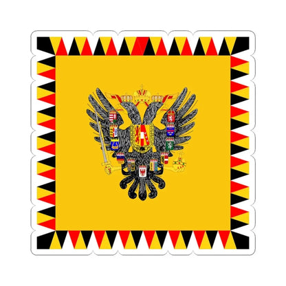 Standard of the Archdukes of Austria Before 1915 (Austria) STICKER Vinyl Kiss-Cut Decal 4 Inch White - The Sticker Space