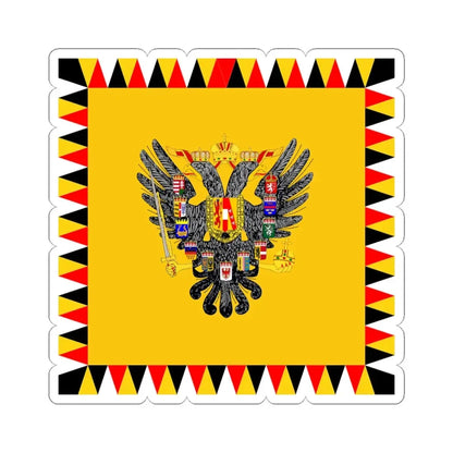 Standard of the Archdukes of Austria Before 1915 (Austria) STICKER Vinyl Kiss-Cut Decal 6 Inch White - The Sticker Space