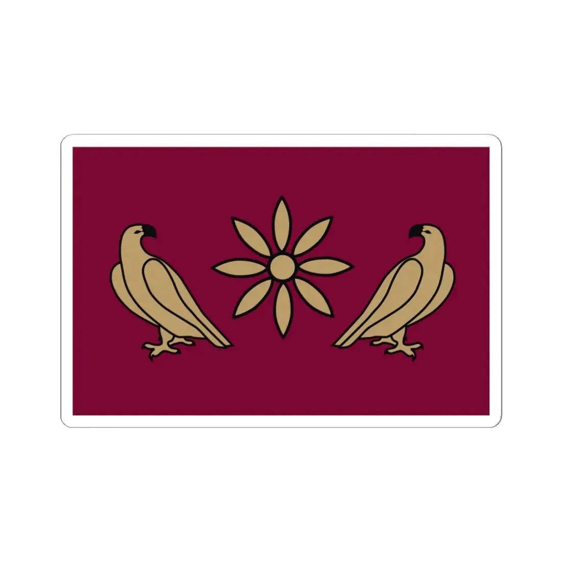 Standard of the Artaxiad dynasty (Armenia) STICKER Vinyl Kiss-Cut Decal 4 Inch White - The Sticker Space