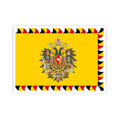 Standard of the Common Army Yellow (Austria) STICKER Vinyl Kiss-Cut Decal 3 Inch White - The Sticker Space