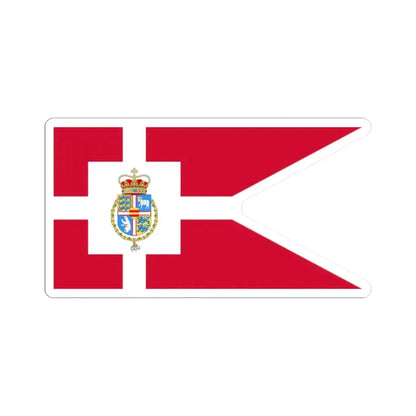 Standard of the Crown Prince of Denmark 2025 (Denmark) STICKER Vinyl Kiss-Cut Decal 2 Inch White - The Sticker Space
