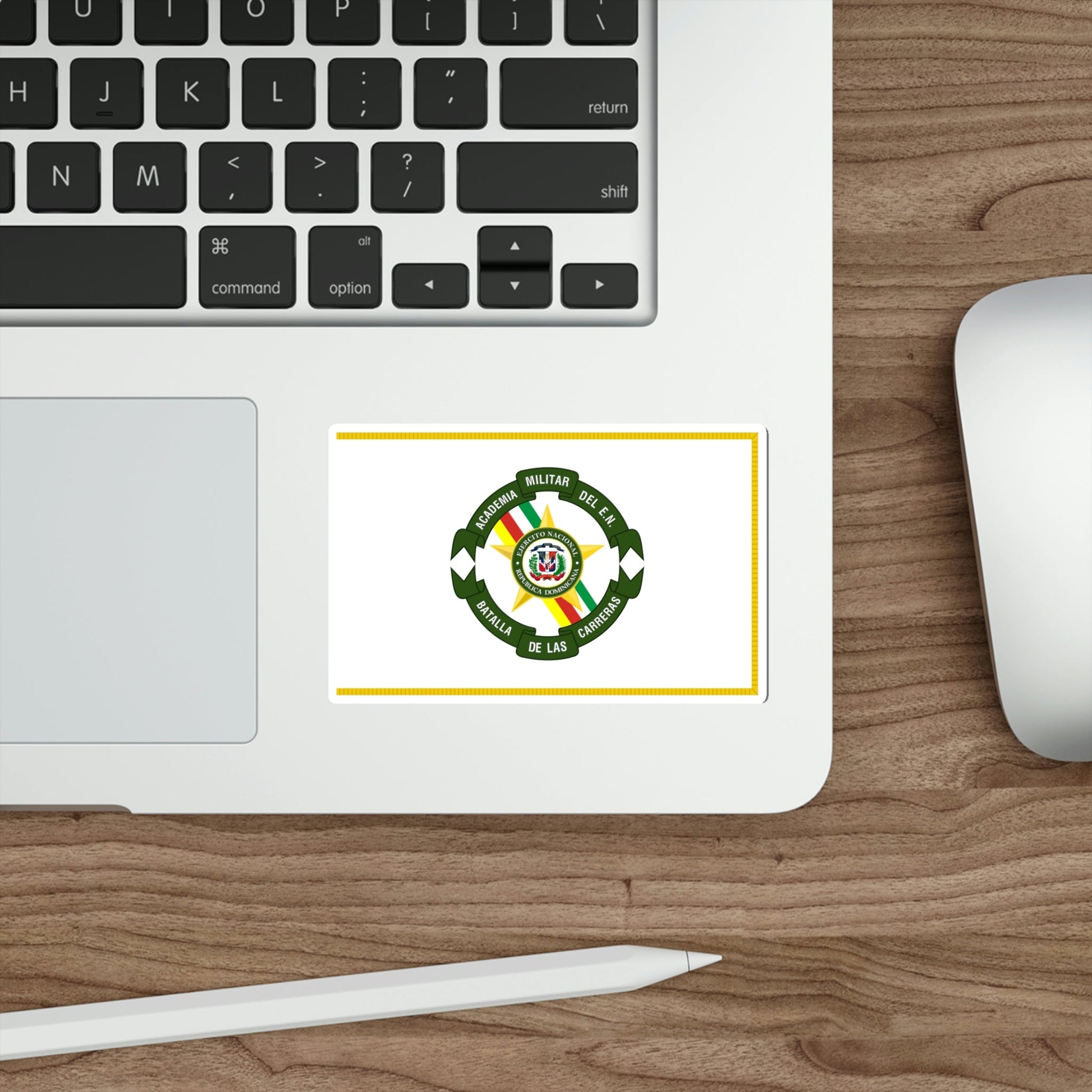 Standard of the Dominican Army Military Academy STICKER Vinyl Die-Cut Decal-The Sticker Space