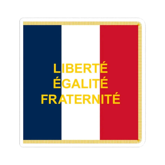 Standard of the French Community (Burkina Faso) STICKER Vinyl Kiss-Cut Decal 2 Inch White - The Sticker Space