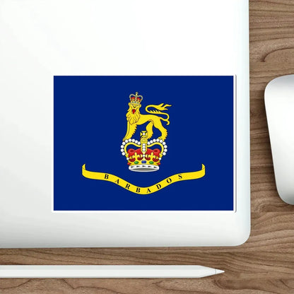 Standard of the Governor-General of Barbados STICKER Vinyl Die-Cut Decal - The Sticker Space