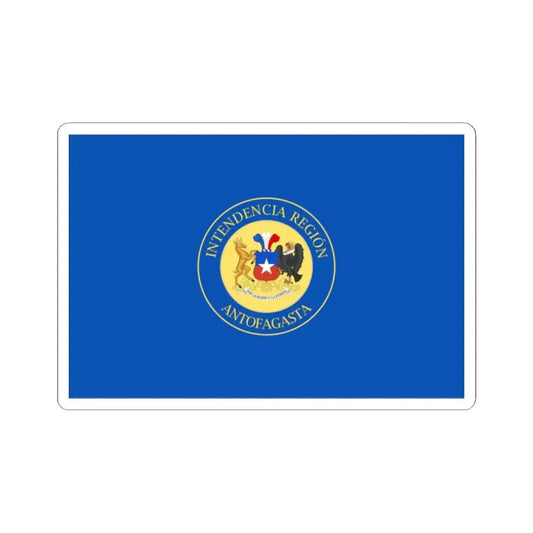 Standard of the Intendant of Antofagasta Region (Chile) STICKER Vinyl Kiss-Cut Decal 2 Inch White - The Sticker Space
