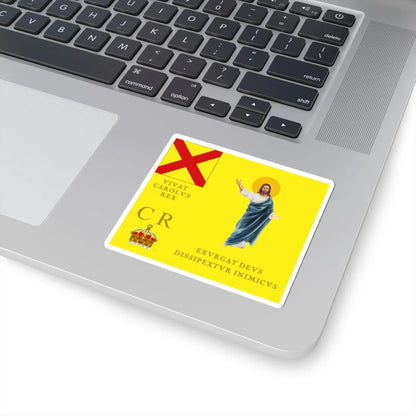 Standard of the Irish Brigade 1644-45 (Ireland) STICKER Vinyl Kiss-Cut Decal - The Sticker Space