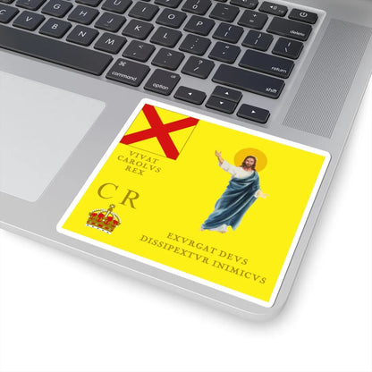 Standard of the Irish Brigade 1644-45 (Ireland) STICKER Vinyl Kiss-Cut Decal - The Sticker Space