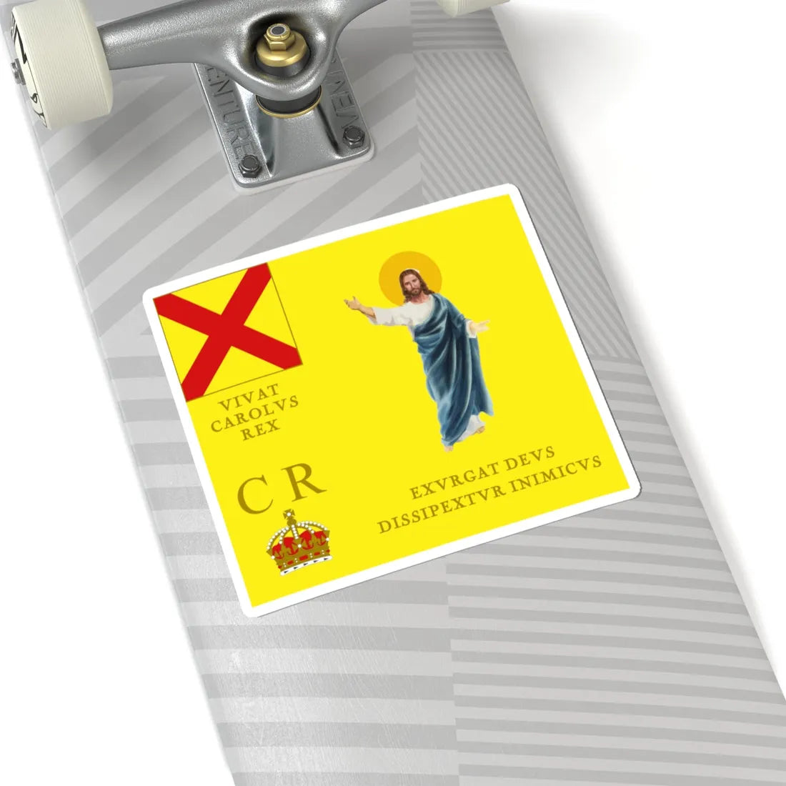 Standard of the Irish Brigade 1644-45 (Ireland) STICKER Vinyl Kiss-Cut Decal - The Sticker Space