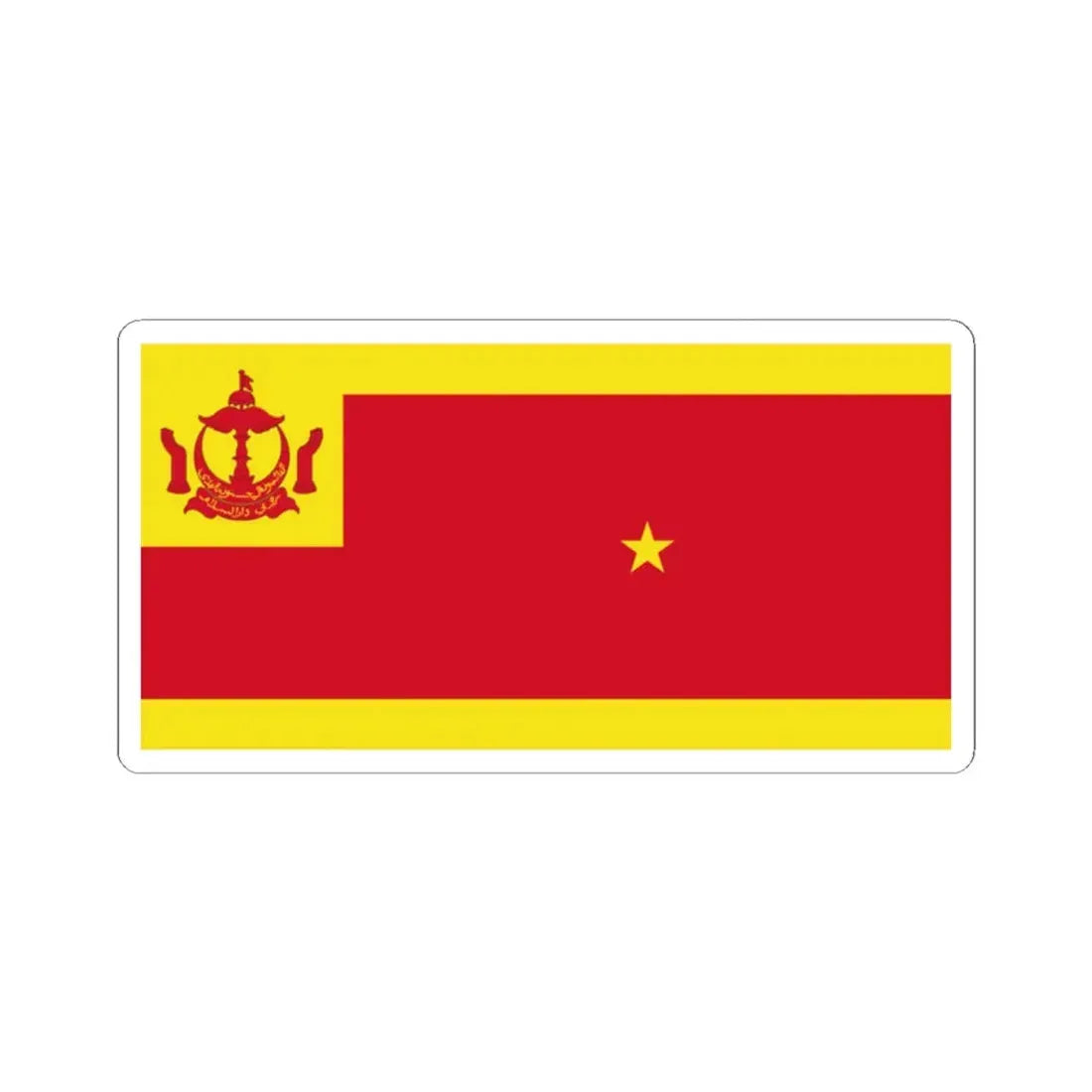 Standard of the Manteri Empat (Brunei) STICKER Vinyl Kiss-Cut Decal 2 Inch White - The Sticker Space