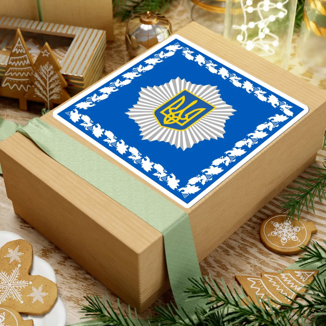 Standard of the Minister of Internal Affairs of Ukraine (Ukraine) STICKER Vinyl Kiss-Cut Decal - The Sticker Space