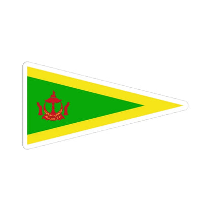 Standard of the Pehin Sanggamara Asgar Diraja (Brunei) STICKER Vinyl Kiss-Cut Decal 4 Inch White - The Sticker Space