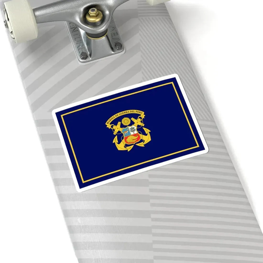 Standard of the Peruvian Navy (Peru) STICKER Vinyl Kiss-Cut Decal - The Sticker Space