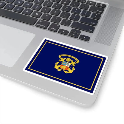 Standard of the Peruvian Navy (Peru) STICKER Vinyl Kiss-Cut Decal - The Sticker Space