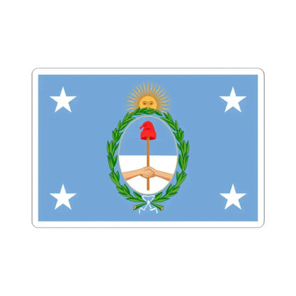 Standard of the President of Argentina Afloat (Argentina) STICKER Vinyl Kiss-Cut Decal 2 Inch White - The Sticker Space