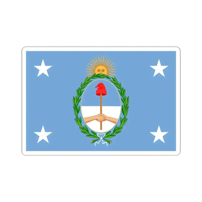 Standard of the President of Argentina Afloat (Argentina) STICKER Vinyl Kiss-Cut Decal 4 Inch White - The Sticker Space