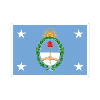 Standard of the President of Argentina Afloat (Argentina) STICKER Vinyl Kiss-Cut Decal 6 Inch White - The Sticker Space