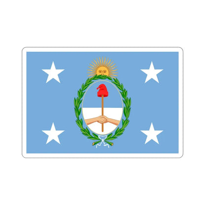 Standard of the President of Argentina Afloat STICKER Vinyl Die-Cut Decal 3 Inch - The Sticker Space