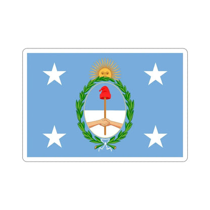 Standard of the President of Argentina Afloat STICKER Vinyl Die-Cut Decal 4 Inch - The Sticker Space