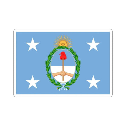 Standard of the President of Argentina Afloat STICKER Vinyl Die-Cut Decal 5 Inch - The Sticker Space