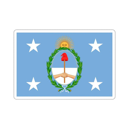 Standard of the President of Argentina Afloat STICKER Vinyl Die-Cut Decal 5 Inch - The Sticker Space
