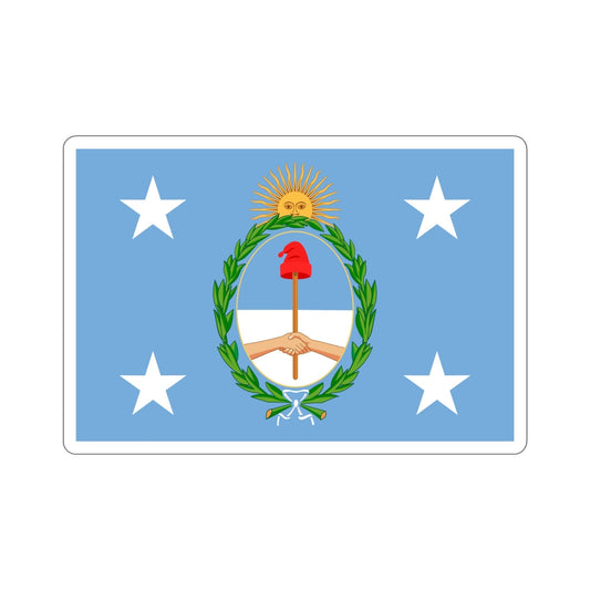 Standard of the President of Argentina Afloat STICKER Vinyl Die-Cut Decal-6 Inch-The Sticker Space